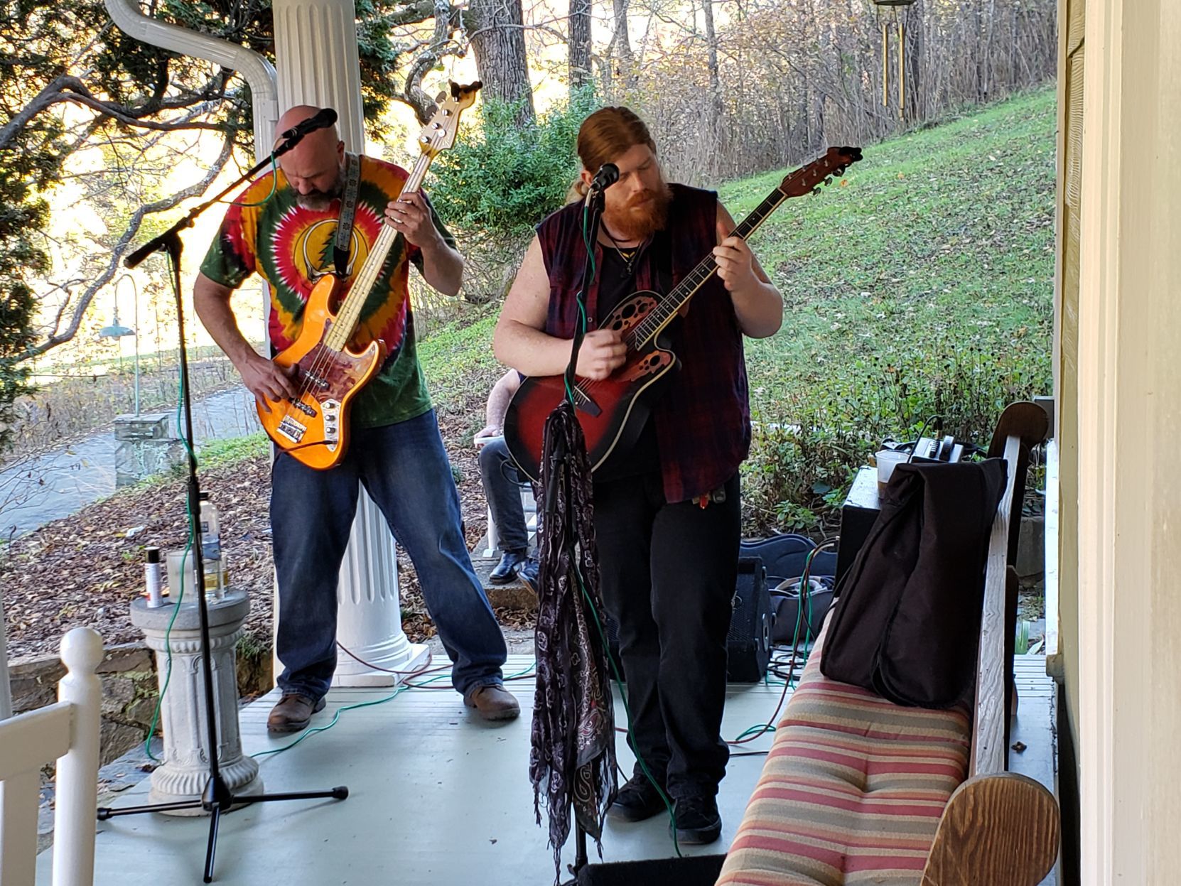 Uncle Herbie and Joey Mac play River House